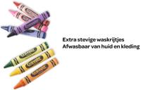 Crayola Mini Kids - Bumba 12st. Dikke waskrijtkes - thumbnail
