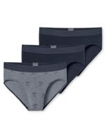 Schiesser 95/5 slips 3-pack blauw - thumbnail