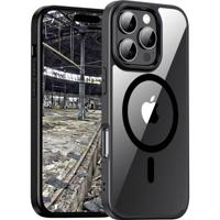 JT Berlin BackCase Pankow Hybrid Backcover Apple iPhone 16 Pro Max Zwart, Transparant MagSafe compatible - thumbnail