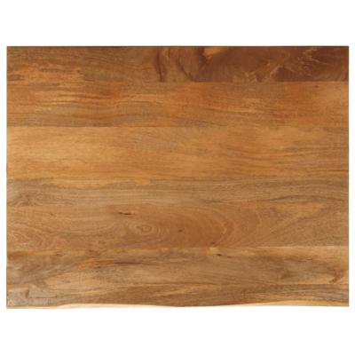 Tafelblad met natuurlijke rand 110x80x2,5 cm massief mangohout