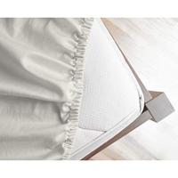 Primaviera Deluxe Satijnen Hoeslaken Creme 200 x 220 cm - thumbnail