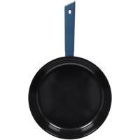 Hugo Kennis hapjespan met deksel - blauw/zwart - ø28x8 cm - thumbnail