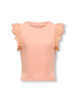 Kids ONLY zomer top S/S meisjes - zalm roze - Kogdrea - thumbnail