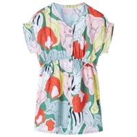 Kinderjurk 140 groen - thumbnail