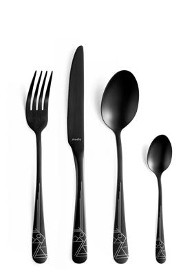 Amefa Austin Horizon Bestekset 16-delig - Zwart Amefa Austin Horizon Bestekset 16-delig - Zwart