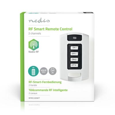 Nedis RFRC220WT Rf Smart Afstandsbediening 2 Kanalen