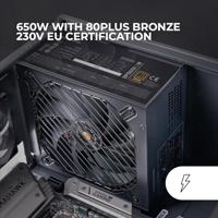 Voedingsbron Mars Gaming MPB650SIM ATX 650 W 80 Plus Bronze - thumbnail