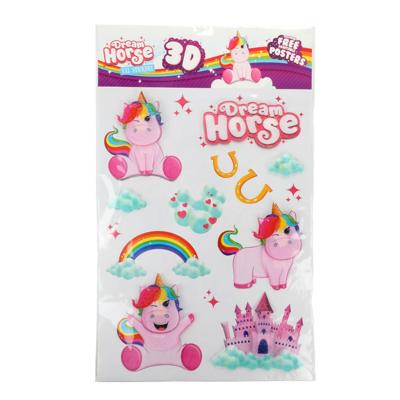 Toi-Toys Muurdeco stickers eenhoorn