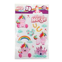 Toi-Toys Muurdeco stickers eenhoorn - thumbnail