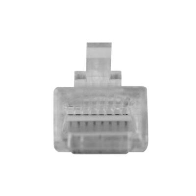 ACT TD108R RJ45 (8P/8C) Modulaire Connector | Ronde Kabel | Soepele aders | 25 stuks