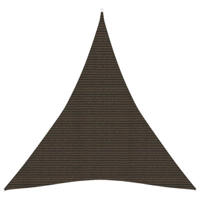 VidaXL Zonnezeil 160 g/m² 4x5x5 m hdpe bruin