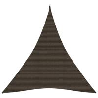 VidaXL Zonnezeil 160 g/m² 4x5x5 m hdpe bruin - thumbnail