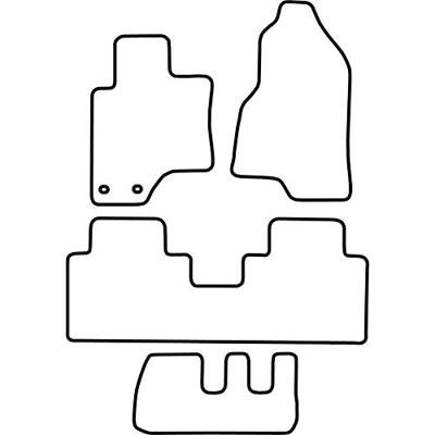 Automatten passend voor Chevrolet Captiva 2006-2011 TMDW517
