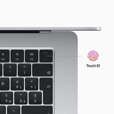Refurbished MacBook Air 15 inch M2 8 Zilver Gebruikt