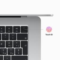Refurbished MacBook Air 15 inch M2 8 Zilver Gebruikt - thumbnail
