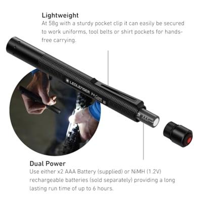 Ledlenser P4 Core Zaklantaarn Zwart