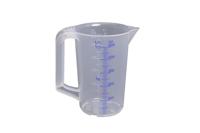 Hunersdorff Meetkan | 500 ml polypropyleen transparant | D90xH135 mm | greep gesloten | 1 stuk - 935000 935000 - thumbnail