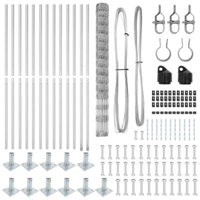 Weidehekwerk Zilver 25 x 1.6 m Gegalvaniseerd staal