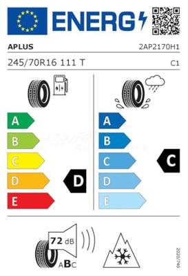 APLUS Winterbanden 245/70 R 16 XL TL 111T A701 BSW M+S 3PMSF