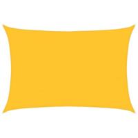VidaXL Zonnezeil 160 g/m² rechthoekig 4x6 m hdpe geel - thumbnail