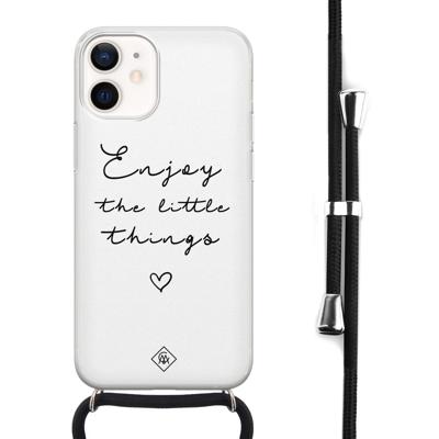iPhone 12 mini hoesje met koord - Enjoy life iPhone 12 mini hoesje met koord - Enjoy life