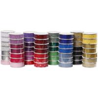 Creativ Company Lace tape set, b: 15 mm, diverse kleuren, 56x3 m/ 1 doos - thumbnail