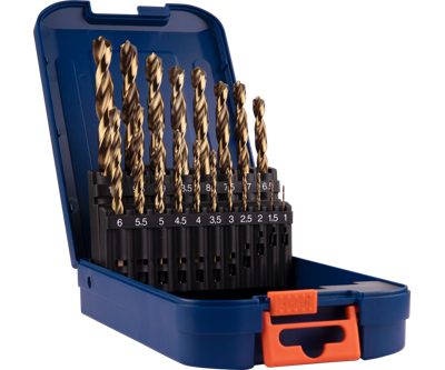 Rotec Spiraalborenset | 116 | DIN 338 | TOP-X | 19-dlg | ø1-10 ABS - 900.0064