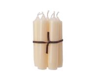 Puntkaars wax 7 stuks 6,5x6,5x11cm creme - thumbnail