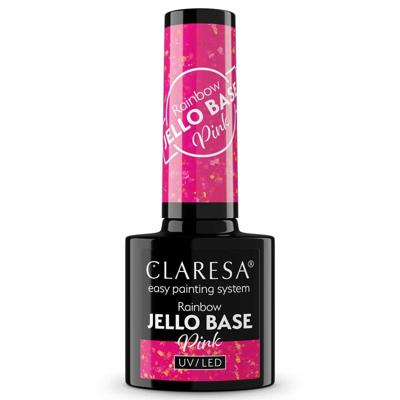 Claresa rainbow jello base coat pink 5ml