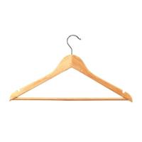 Benson Houten Kledinghangers Naturel - 3 delig - thumbnail
