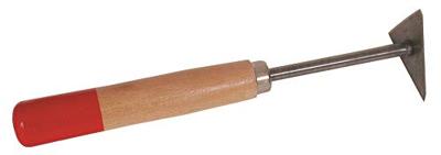 Verfkrabber 150x80mm driekant met beuken heft