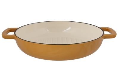 Bistecchiera - COSY & TRENDY - FONTESTIC - Ghisa smaltata - Ø28 cm - Adatta a tutti i piani cottura, inclusa l'induzione - Ambra Bistecchiera - COSY & TRENDY - FONTESTIC - Ghisa smaltata - Ø28 cm - Adatta a tutti i piani cottura, inclusa l'induzione - Ambra