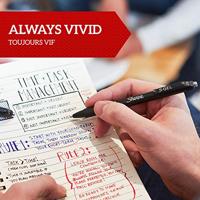 Sharpie S-gel roller, medium punt, blister van 3 stuks, blauw - thumbnail