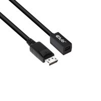 club3D CAC-1120 DisplayPort-kabel DisplayPort / Mini-displayport Adapterkabel DisplayPort-stekker, Mini DisplayPort-bus 1.00 m Zwart - thumbnail