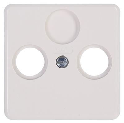 Milano afdekplaat TV/FM wit Milano afdekplaat TV/FM wit