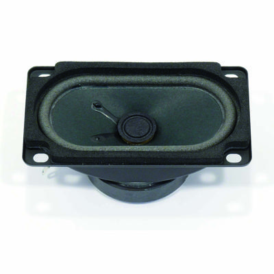 Visaton SC 5.9 - 8 Ohm 3.5 inch 9 cm Breedband-luidspreker 10 W 8 Ω Zwart Ovaal, Magnetisch afgeschermd