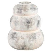 PTMD pot bulby beige/roze l 36 cm | 2 stuks - thumbnail