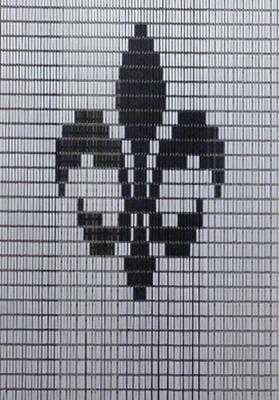 Vliegengordijn Hulzen Franse Lelie - 90cm x 210cm