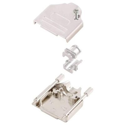 MH Connectors DTZK9-RA-HI-K D-sub behuizing Aantal polen: 9 Zinkspuitgiet, vernikkeld 180 ° Silver 1 stuk(s)