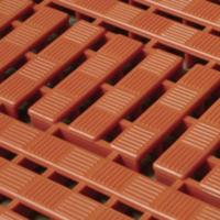 COBA Europe WD170003P Work Deck Ecke Vloermat (l x b x h) 112 x 112 x 25 mm Oranje - thumbnail