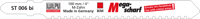 Rotec Decoupeerzaagblad | ST 006 Bi | 2 Stuks - 510.1122 - thumbnail