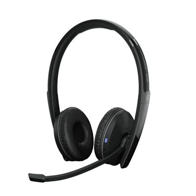 EPOS Headset On Ear headset Bluetooth Stereo Zwart Noise Cancelling Volumeregeling, Microfoon uitschakelbaar (mute) Telefoon