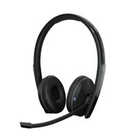 EPOS Headset On Ear headset Bluetooth Stereo Zwart Noise Cancelling Volumeregeling, Microfoon uitschakelbaar (mute) Telefoon - thumbnail