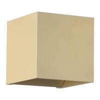 Lyora Vierkante wandlampSifor geborsteld goud - 106196 - thumbnail
