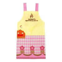 Howl's Moving Castle Apron Calcifer & Flower - thumbnail
