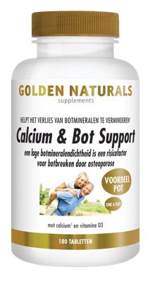 Golden Naturals Calcium & Bot Tabletten Golden Naturals Calcium & Bot Tabletten
