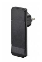 Bachmann 933.001 Stekker met randaarde Kunststof 250 V Zwart IP20 - thumbnail