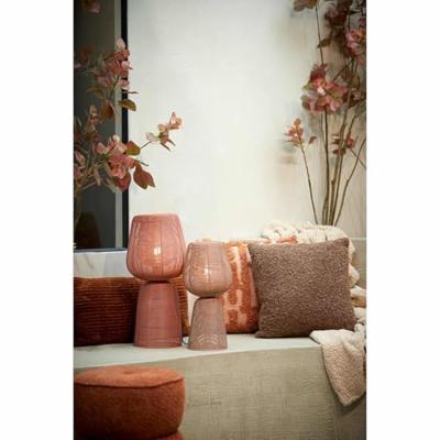 Light & Living Tafellamp 'Aboso' 42cm, kleur Terra