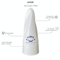 Antena TV omnidireccional GLOVT300 - AVIOR - TV-FM - 24,5DB 100X210MM - thumbnail