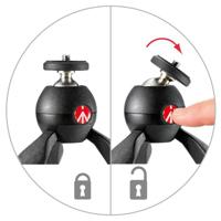 Manfrotto PIXI Tafelstatief, Opvouwbaar, Zwart - thumbnail